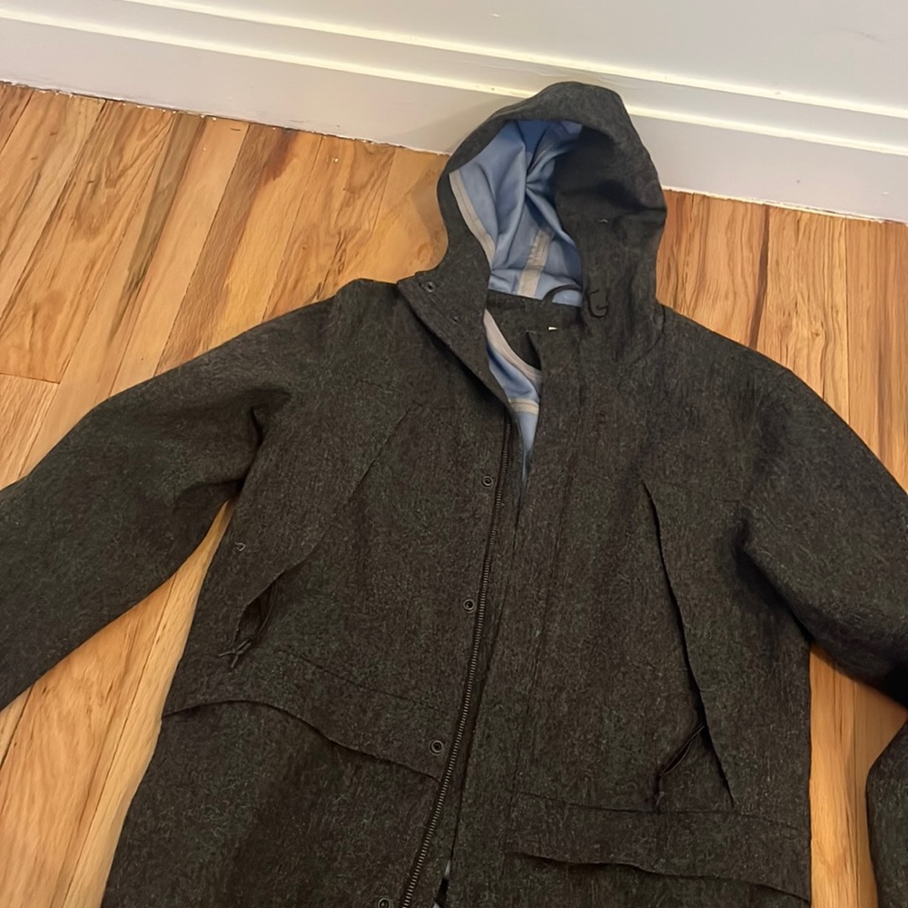 Club Monaco | bonded wool weatherproof jacket